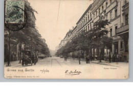 1000 BERLIN - KREUZBERG, Ritterstrasse, Belebte Szene, 1903, Kl. Druckstelle - Kreuzberg