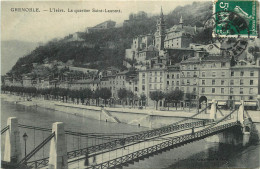 38 - GRENOBLE -  L'ISERE - LE QUARTIER SAINT LAURENT - Grenoble