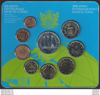 2008 San Marino Divisionale 9 Monete FDC - San Marino