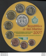 2007 San Marino Divisionale 9 Monete FDC - San Marino