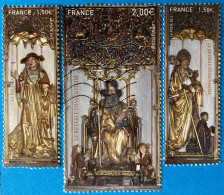 France 2012 : 500e Anniversaire Du Retable D'Issenheim N° 4675 à 4677 Oblitéré - Used Stamps