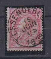 BELGIË - OBP - 1884/91 - Nr 46 T0 (TESSENDERLOO) - Coba + 6.00 € - 1884-1891 Leopold II
