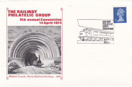 GB Engeland  1973 The Railway Phil Group 5th Ann Convention Miford Tunnel 14-03-1973 - Trains