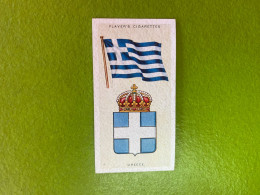 Player's Cigarettes Card National Flags And Arms - Greece - Otros & Sin Clasificación