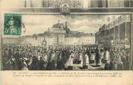 43 - LE PUY -  LA CATHEDRALE - TABLEAU DE M. GIRAUD -  FETES INAUGURALES 1860 - Le Puy En Velay