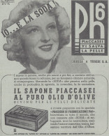 Sapone Piaccasei Vi Salva La Pelle - Pubblicità D'epoca - 1938 Advertising - Advertising