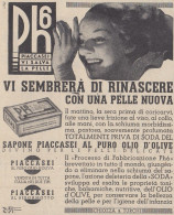 Piaccasei Vi Salva La Pelle - Pubblicità D'epoca - 1938 Old Advertising - Advertising