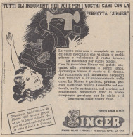 Macchina Per Cucire SINGER - Pubblicità D'epoca - 1938 Vintage Advertising - Advertising