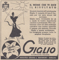 Giglio Lava Da Sè - Pubblicità D'epoca - 1938 Vintage Advertising - Advertising