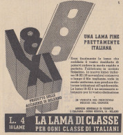 Lama Italiana 18-XI - Pubblicità D'epoca - 1938 Vintage Advertising - Advertising