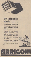 Super Dado Arrigo - ARRIGONI - Pubblicità D'epoca - 1938 Old Advertising - Advertising