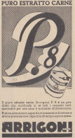 Puro Estratto Di Carne ARRIGONI - Pubblicità D'epoca - 1938 Advertising - Advertising