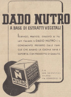 Dado NUTRO - Pubblicità D'epoca - 1938 Vintage Advertising - Publicités