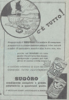 Sugòro - Pubblicità D'epoca - 1938 Vintage Advertising - Publicités