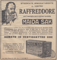 Tavolette MAIDA SAK - Pubblicità D'epoca - 1937 Vintage Advertising - Publicités