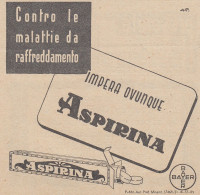Aspirina Bayer - Pubblicità D'epoca - 1937 Vintage Advertising - Publicités