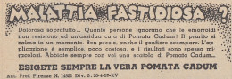 Pomata CADUM - Pubblicità D'epoca - 1937 Vintage Advertising - Publicités