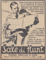 Sale Di Hunt - Pubblicità D'epoca - 1937 Vintage Advertising - Publicités