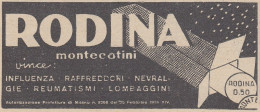 Rodina Montecatini - Pubblicità D'epoca - 1937 Vintage Advertising - Publicités