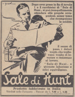 Sale Di Hunt - Pubblicità D'epoca - 1937 Vintage Advertising - Publicités