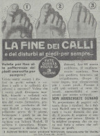 Saltrati RODELL La Fine Dei Calli - Pubblicità D'epoca - 1937 Advertising - Publicités