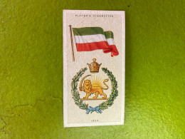 Player's Cigarettes Card National Flags And Arms - Iran - Altri & Non Classificati