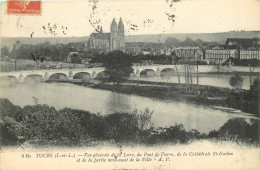 37 - TOURS -  VUE GENERALE DE LA LOIRE DU PONT DE PIERRE - Tours