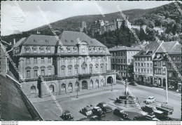 Bt474 Cartolina Heidelberg Morkplatz Mit Rathaus Und Schiob - Autres & Non Classés