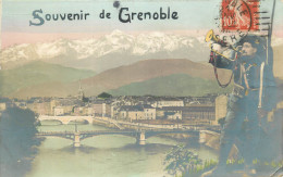 38 - SOUVENIR DE GRENOBLE -  MILITAIRE - CHASSEUR - Grenoble