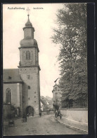 AK Aschaffenburg, Sandkirche Mit Passanten Und Karren  - Aschaffenburg