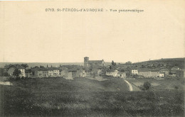 43 - SAINT  FERREOL D'AUROURE - VUE PANORAMIQUE (faute D'orthographe Un Seul R) - Otros & Sin Clasificación