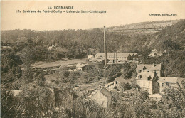 14 - LA NORMANDIE - ENVIRONS DE PONT D'OUILLY - USINE DE SAINT CHRISTOPHE  - Pont D'Ouilly