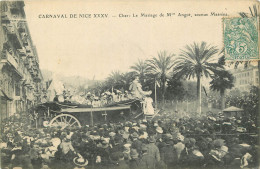 06 - CARNAVAL DE NICE XXXV -  CHAR : LE MARIAGE DE Mlle ANGOT AVENUE MASSENA - Carnaval