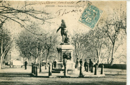 -2A-CORSE-  AJACCIO - Statue Du General ABBATUCCI.          Collection. J.Moretti,Corté. N°:125 - Ajaccio