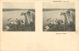CARTE STEREOSCOPIQUE - BORDS DE LA SAONE - CARTOSCOPE - COLL J.L. - Stereoscope Cards