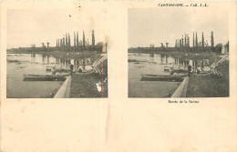 CARTE STEREOSCOPIQUE - BORDS DE LA SAONE - CARTOSCOPE - COLL J.L. - Stereoscope Cards