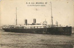 S.S. LA MARSA II - CIE DE NAVIGATION MIXTE - Steamers