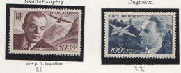 France Poste Aerienne N° 21 à 23 ** Surtaxe Entraide Française - 1927-1959 Postfris