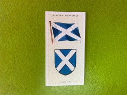 Player's Cigarettes Card National Flags And Arms - Scotland - Otros & Sin Clasificación