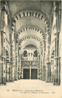 89 - VEZELAY - EGLISE DE LA MADELEINE - LA NEF ET LA TRIBUNE DU NARTHEX - Vezelay