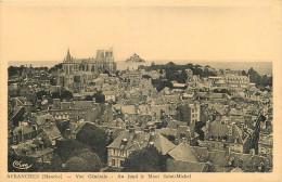 50 - AVRANCHES - VUE GENERALE - AU FOND LE MONT SAINT MICHEL - Avranches