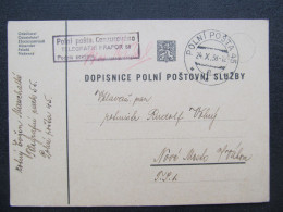 BRIEF Polní Pošta č. 45 1938- Nové Mesto Nad Váhom  /// P6740 - Cartas & Documentos