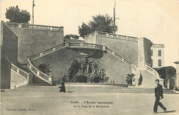 30 - ALAIS -  L'ESCALIER MONUMENTAL DE LA PLACE DE LA MARECHALE - Alès