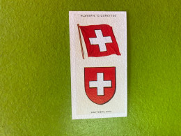 Player's Cigarettes Card National Flags And Arms - Switzerland - Otros & Sin Clasificación