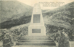73 - ENVIRONS DE MODANE - COL D'ARRONDAZ - MONUMENT ELEVE A LA MEMOIRE DE SOLDATS  1901 - Other & Unclassified