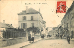 38 - JALLIEU - GRANDE RUE ET MAIRIE - Jallieu