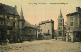 42 -  BOURG ARGENTAL - LE PRESBYTERE ET L'EGLISE  - Bourg Argental