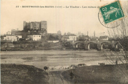 42 -  MONTROND LES BAINS - LE VIADUC - LES RUINES DU CHATEAU - Otros & Sin Clasificación