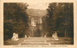 42 - SAINT JUST EN CHEVALET - CHATEAU DE CONTENSON VU DU CALVAIRE - Otros & Sin Clasificación