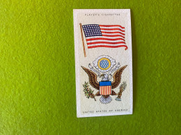 Player's Cigarettes Card National Flags And Arms - U.S.A. - Other & Unclassified